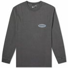 Gramicci Men's Long Sleeve Original Freedom Oval T-Shirt in Grey Pigment