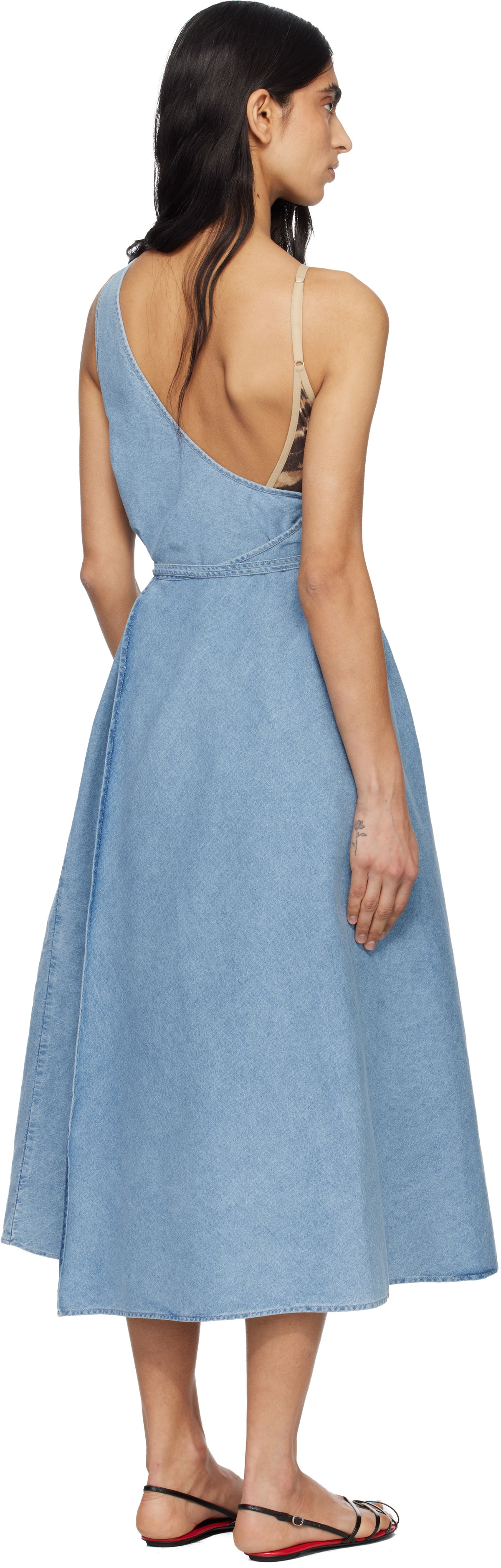 Baserange Blue Eye Denim Midi Dress
