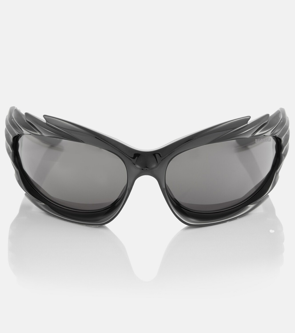 未使用BALENCIAGA バレンシアガ Spike Rec サングラス Balenciaga Eyewear Spike バイカースタイル サングラス