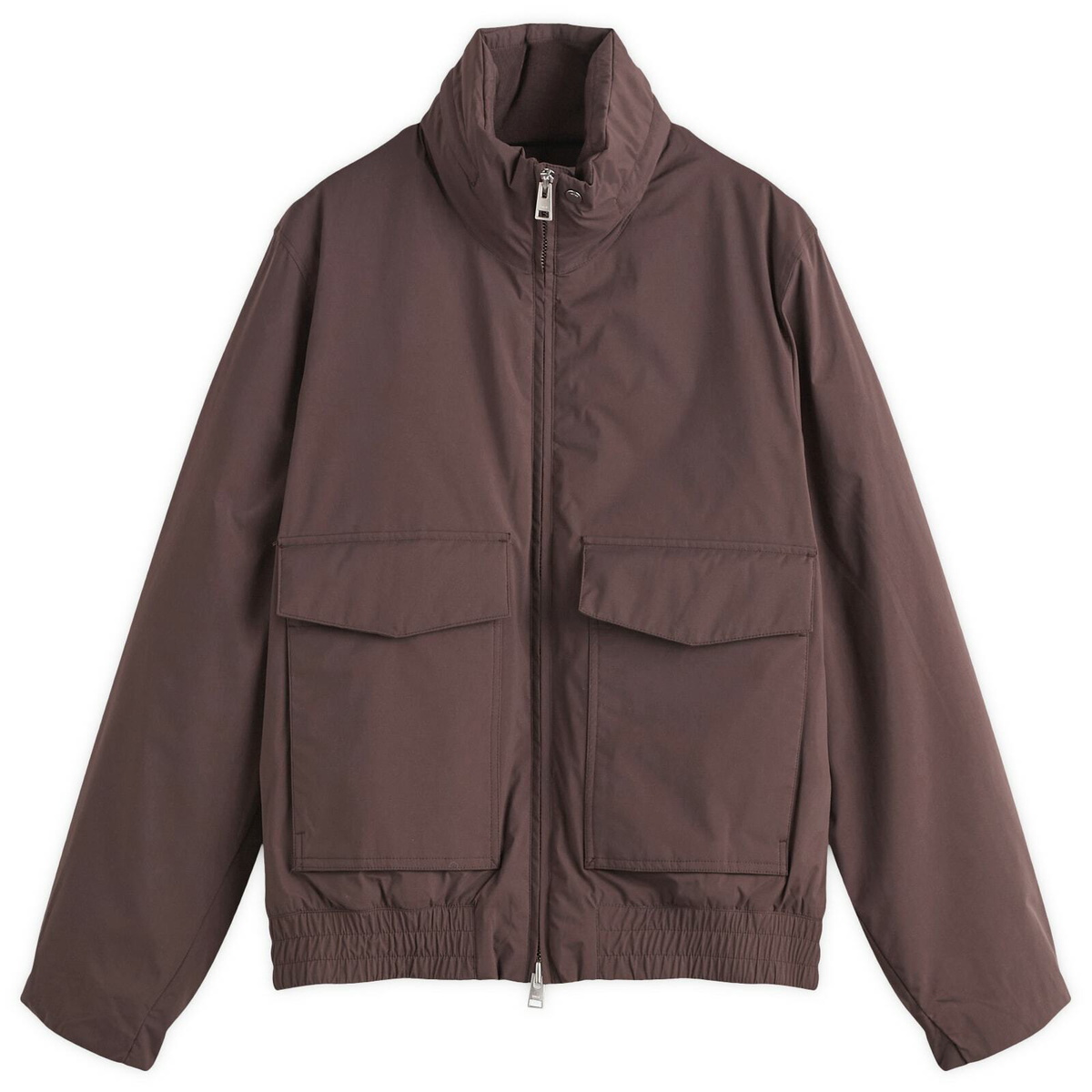 Norse Projects Men's Kastrup Gore-Tex Windstopper Bomber Jacket in Seal Brown