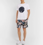 Saturdays NYC - Trent Mid-Length Printed Swim Shorts - Men - Black