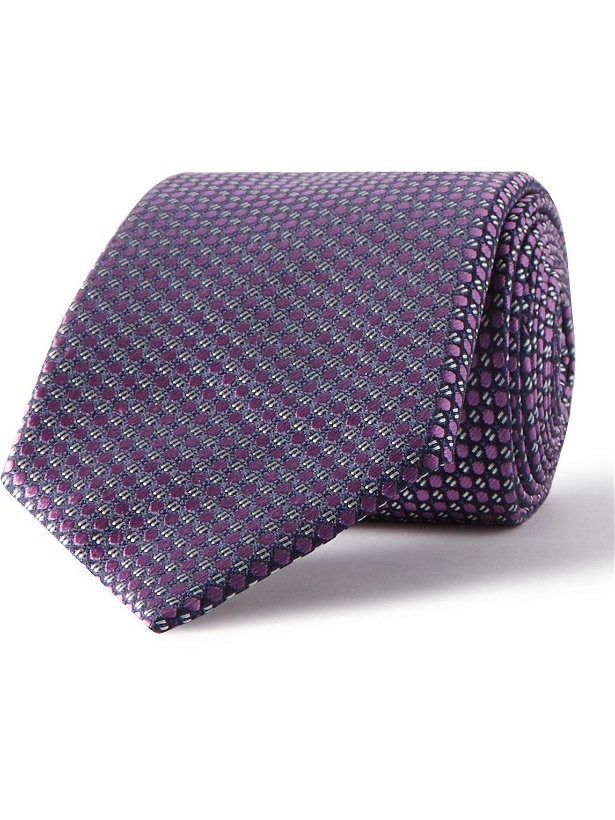 Photo: Canali - 8cm Silk-Jacquard Tie