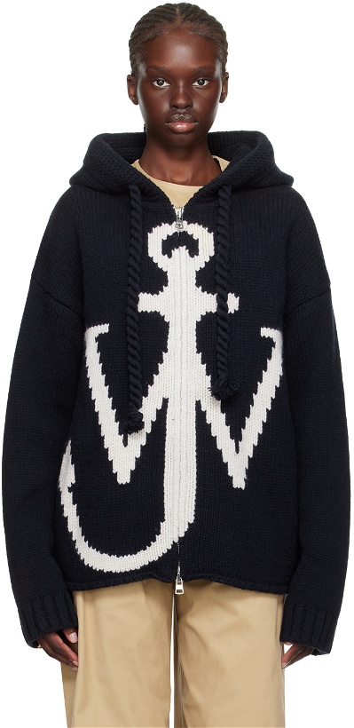 Photo: JW Anderson Navy Anchor Hoodie