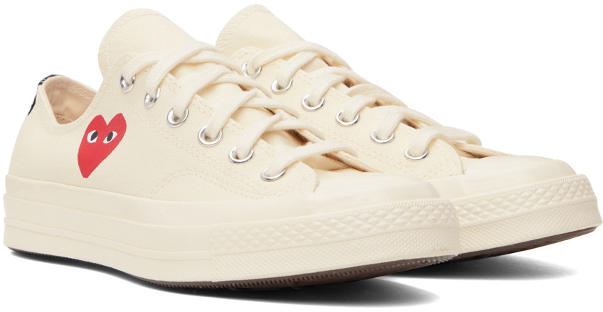 COMME des GARÇONS PLAY Off-White Converse Edition Chuck 70 CDG OX Sneakers