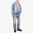 Billionaire Boys Club Men's Duck Embroidered Denim Jeans in Heavy Wash Blue