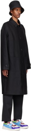 Valentino Black Wool Coat