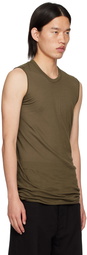 Rick Owens Khaki Porterville Basic Tank Top