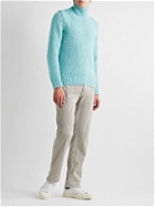 Brioni - Cashmere and Silk-Blend Rollneck Sweater - Blue