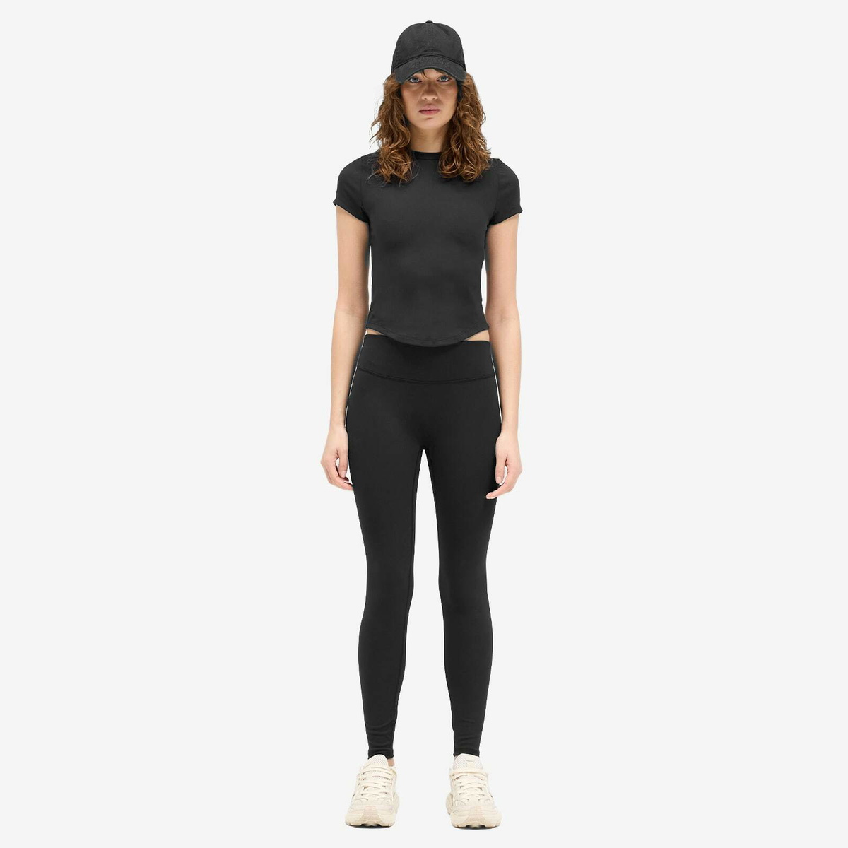 Represent Women's Scoop Hem Baby T-Shirt in Jet Black