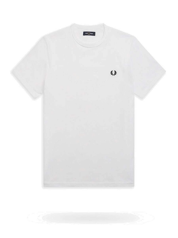 Photo: Fred Perry   T Shirt White   Mens