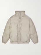 Fear of God Essentials - Quilted Padded Cotton and Nylon-Blend Jacket - Green