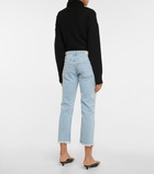 AG Jeans - Girlfriend mid-rise cropped jeans