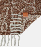 Loewe Anagram alpaca and wool-blend scarf