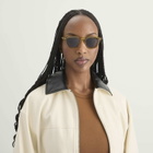 Monokel River Sunglasses in Caramel/Grey Solid 