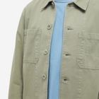 Norse Projects Men's Tyge Broken Twill Jacket in Dried Sage Green