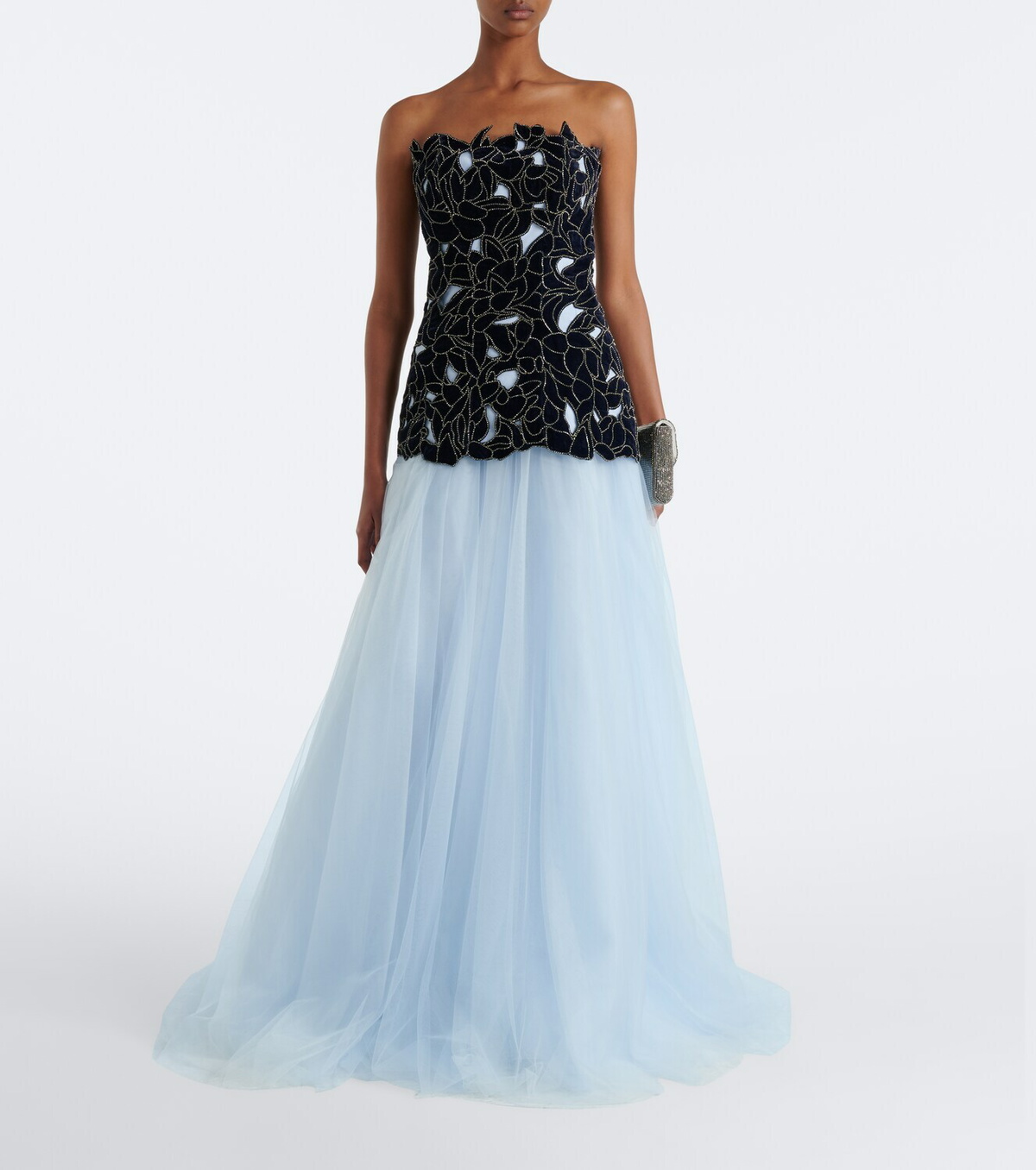 Costarellos Alessi embellished tulle gown