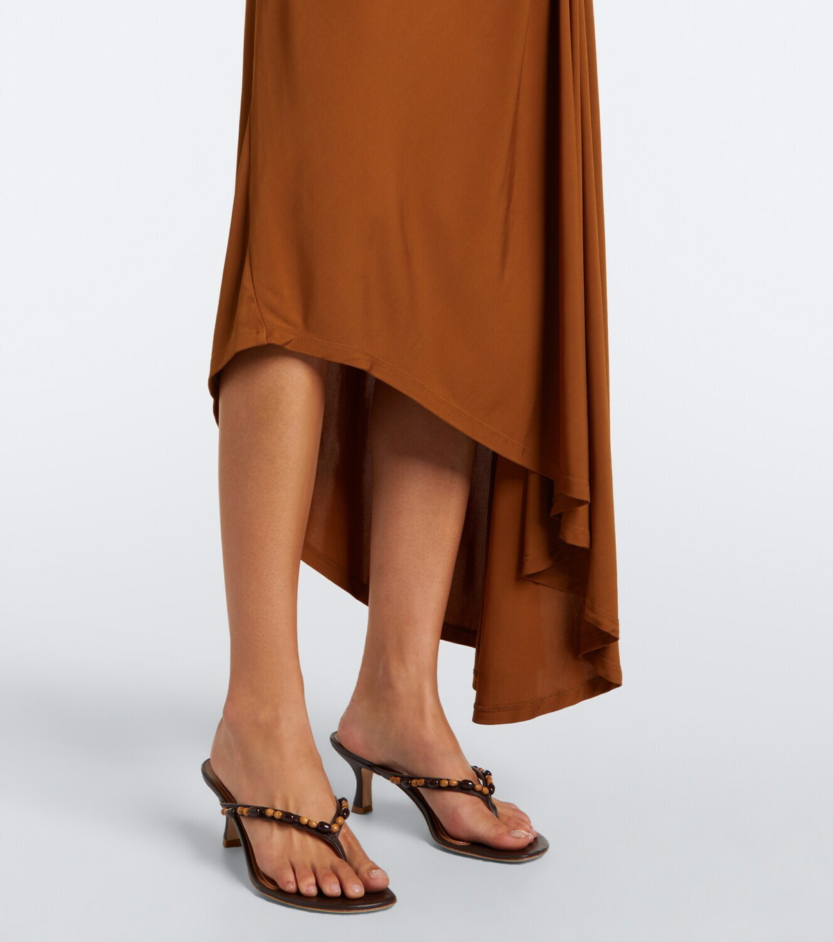 Christopher Esber Veer Spiral Crystal draped midi dress