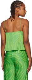 Simon Miller Green Zapa Tank Top