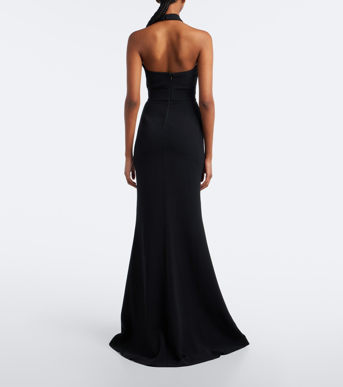 Elie Saab Crêpe halterneck gown