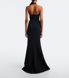 Elie Saab Crêpe halterneck gown