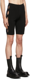 Dion Lee Black & Navy Double Hoisery Short