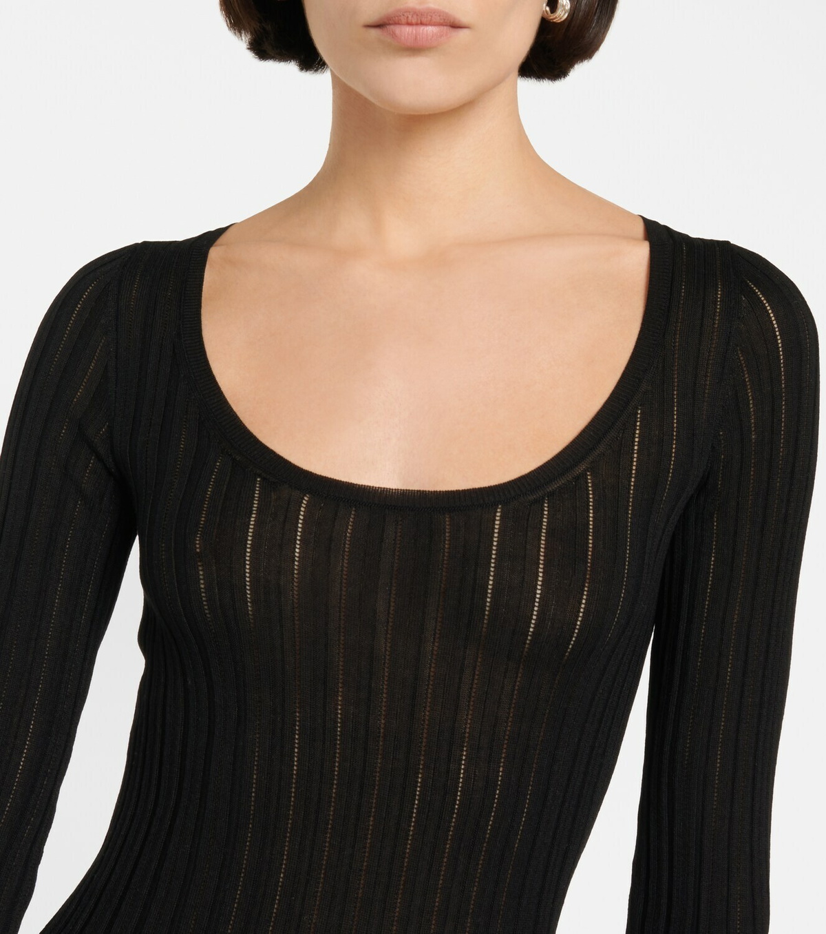 Petar Petrov Tiago ribbed-knit top