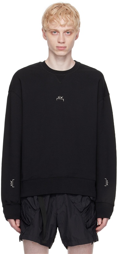 Photo: A-COLD-WALL* Black Essential Sweatshirt