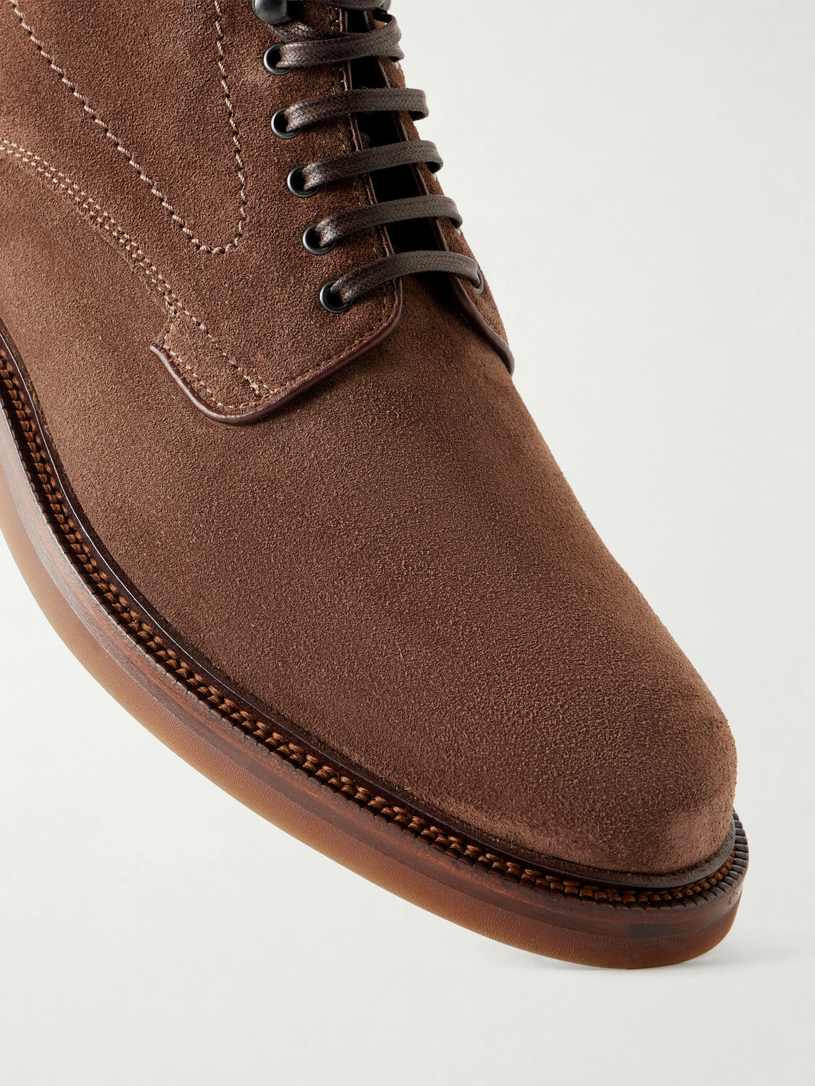 Officine Creative - Aston Flexi 003 Suede Lace-Up Boots - Brown