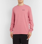 Patagonia - P-6 Responsibili-Tee Printed Cotton-Blend Jersey T-Shirt - Pink