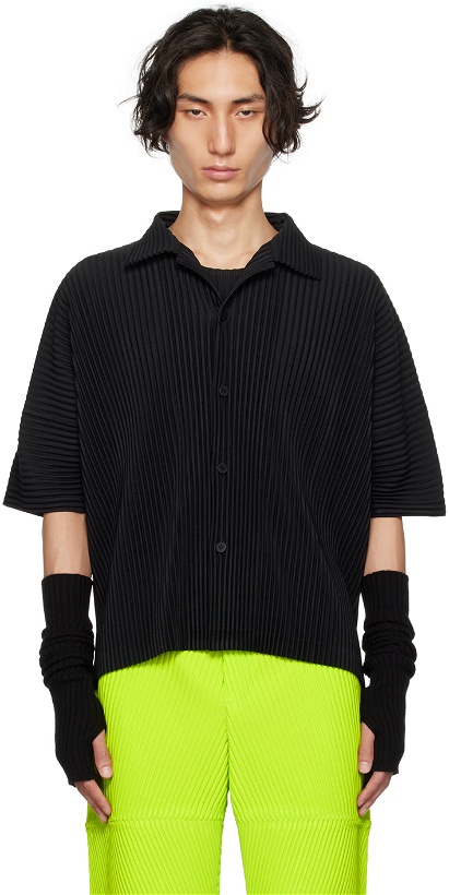 Photo: HOMME PLISSÉ ISSEY MIYAKE Black Monthly Color July Shirt