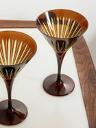 L'Objet - Prism Set of Four Martini Glasses