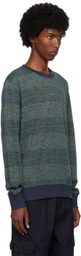 PS by Paul Smith Blue Jacquard Sweatshirt
