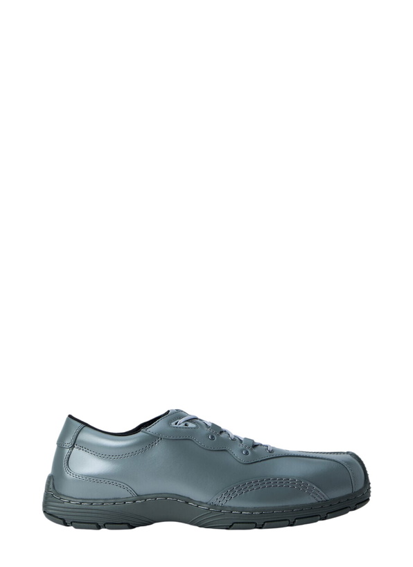 Photo: Dr. Martens Aurix 5i Gunmetal Satin Finish Leather Lace Ups