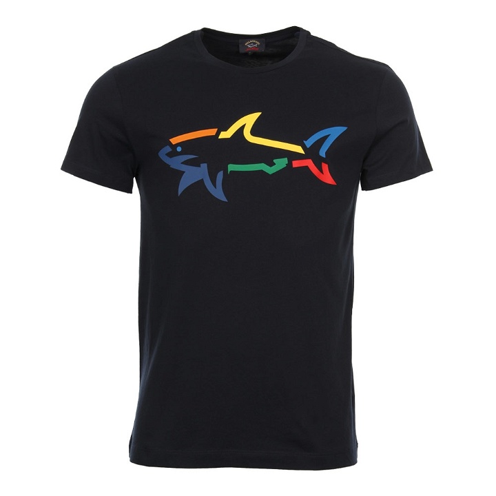 Photo: Shark Logo T-Shirt - Navy