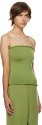 extreme cashmere Green n°180 Belt 2 Convertible Tank Top