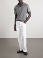 Officine Générale - Simon Linen Polo Shirt - Gray