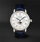 Montblanc - Star Legacy Automatic Moon-Phase 42mm Stainless Steel and Alligator Watch, Ref. No. 126079 - White