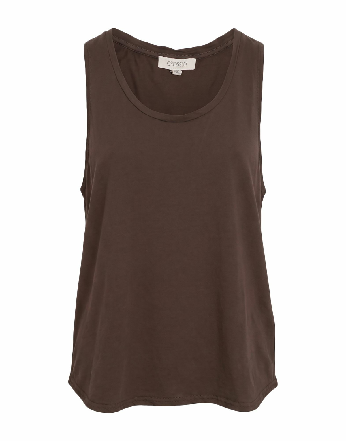 Crossley Womens Tank top Chocolate in Brown