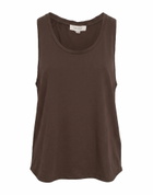 Crossley Womens Tank top Chocolate in Brown
