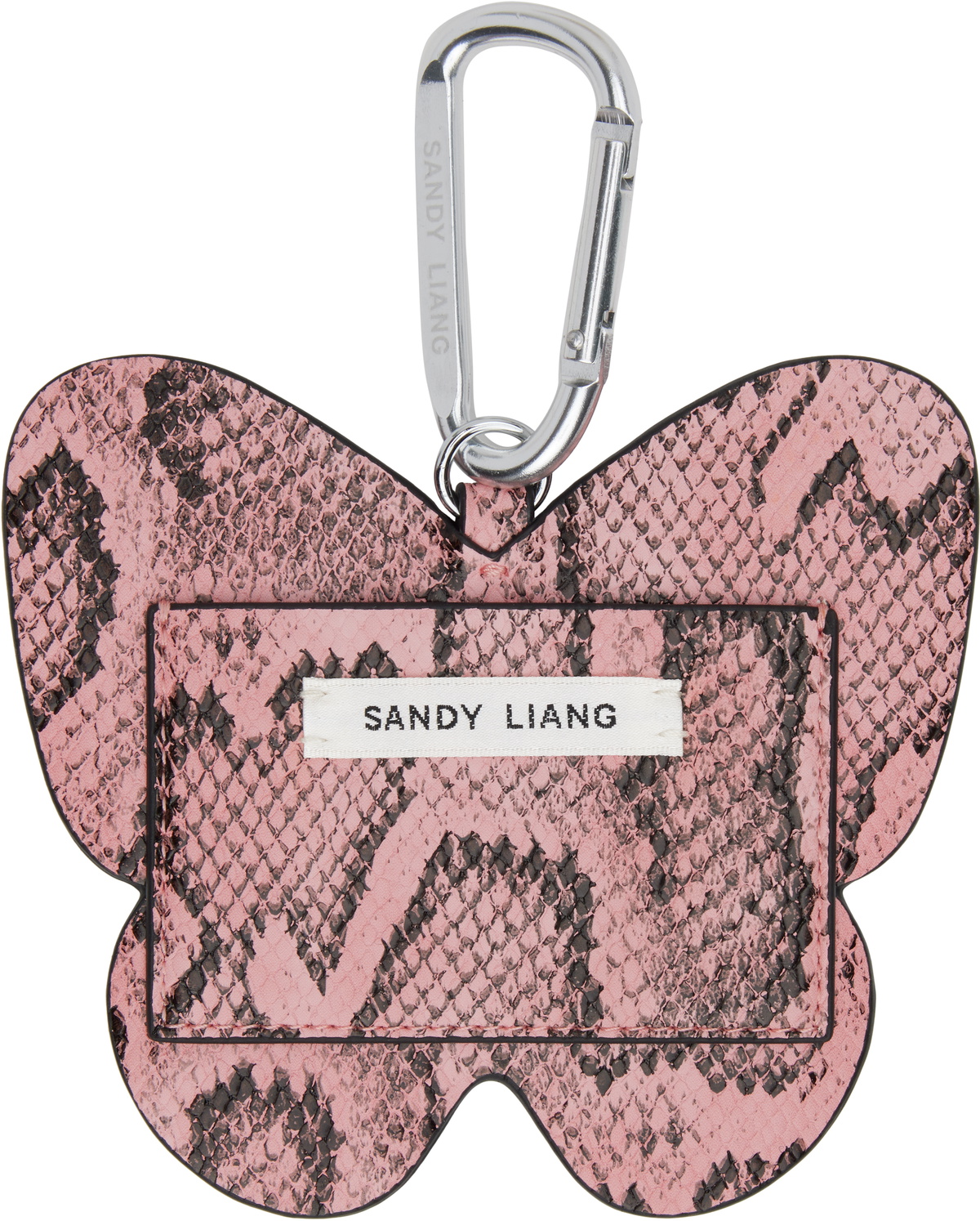 Sandy Liang Pink Wing Bag Charm Keychain Sandy Liang