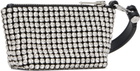 Alexander Wang Silver Crystal Mesh Coin Pouch