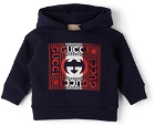 Gucci Baby Navy Logo Hoodie