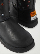 UGG Australia - Gallery Dept. Classic Short Regenerate Shearling-Lined Embellished Leather Boots - Black