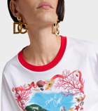 Dolce&Gabbana Capri printed cotton jersey T-shirt