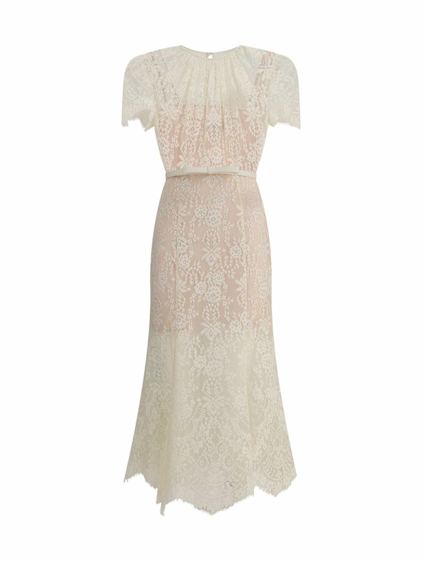 Photo: self-portrait Lace Midi Dress