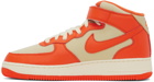 Nike Orange & Khaki Air Force 1 '07 LX NBHD Sneakers
