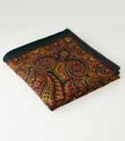 Etro Paisley wool and silk-blend throw