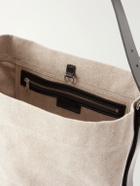 LEMAIRE - Leather-Trimmed Canvas Tote Bag