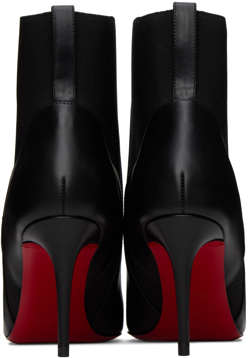 Christian Louboutin Chelsea Chick Red Sole Stiletto Booties