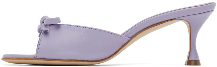 Manolo Blahnik Purple Pertinanu Heeled Sandals Manolo Blahnik